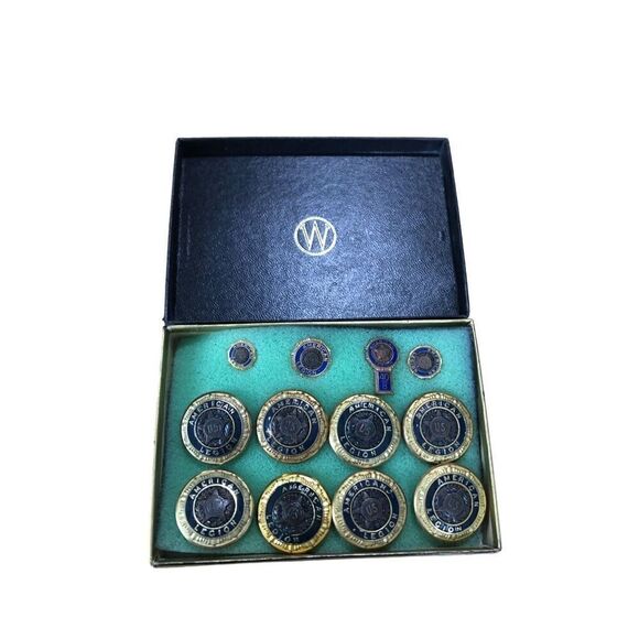 American Legion Pins the Wittnauer Metals Guild Missing One Back - Picture 2 of 4